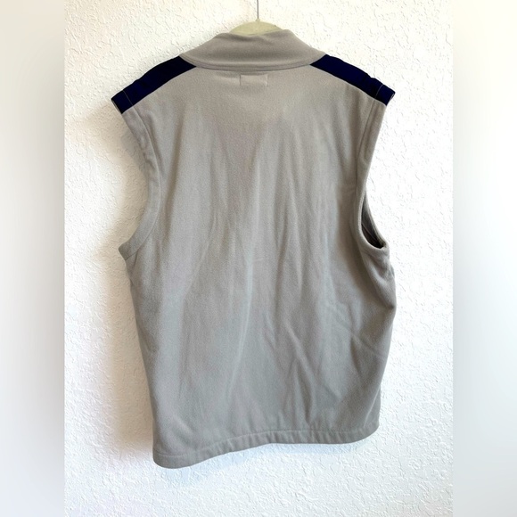 Brooks Brothers Gray Full Zip Sleeveless Fleece Vest Size Large - Picture 4 of 4